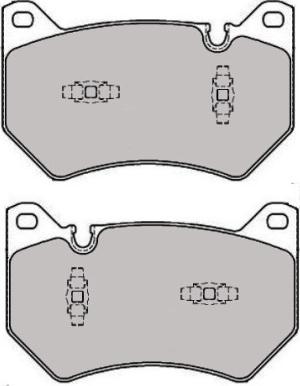 BOSCH BP2583 - Kit pastiglie freno, Freno a disco autozon.pro