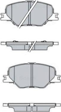 BOSCH 424868 - Kit pastiglie freno, Freno a disco autozon.pro