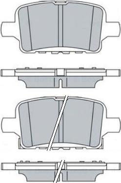 FTE 9005128 - Kit pastiglie freno, Freno a disco autozon.pro