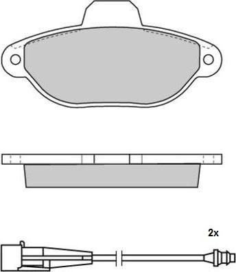 CAR SBB3732 - Kit pastiglie freno, Freno a disco autozon.pro