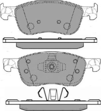 Valeo 670198 - Kit pastiglie freno, Freno a disco autozon.pro