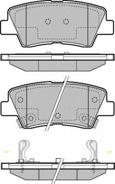 E.T.F. 12-1780 - Kit pastiglie freno, Freno a disco autozon.pro