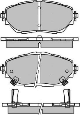 ATE 605501 - Kit pastiglie freno, Freno a disco autozon.pro