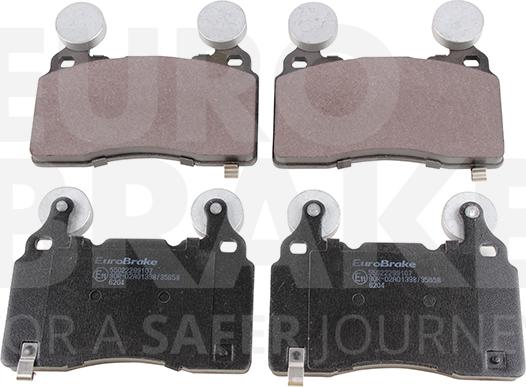 Eurobrake 55022299107 - Kit pastiglie freno, Freno a disco autozon.pro