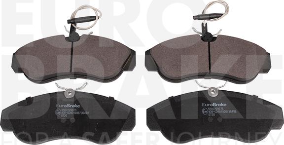 Eurobrake 5502229975 - Kit pastiglie freno, Freno a disco autozon.pro