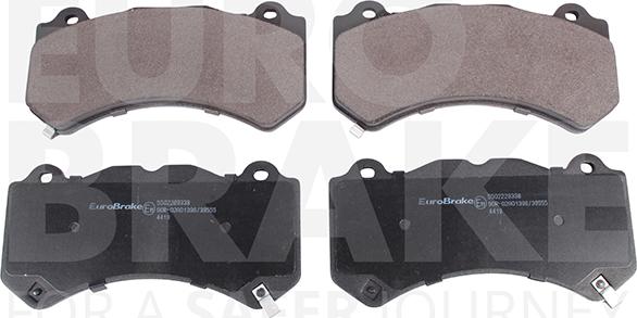 Eurobrake 5502229338 - Kit pastiglie freno, Freno a disco autozon.pro