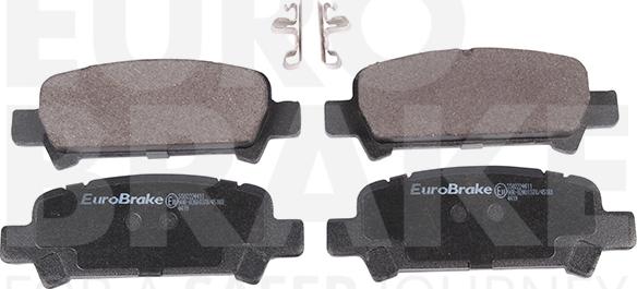 Eurobrake 5502224411 - Kit pastiglie freno, Freno a disco autozon.pro