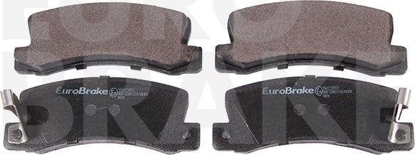 Eurobrake 5502224551 - Kit pastiglie freno, Freno a disco autozon.pro