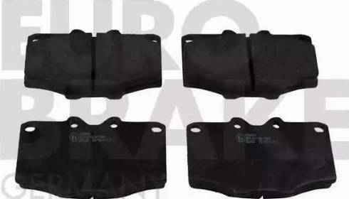 Eurobrake 5502224509 - Kit pastiglie freno, Freno a disco autozon.pro