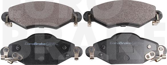 Eurobrake 5502224570 - Kit pastiglie freno, Freno a disco autozon.pro