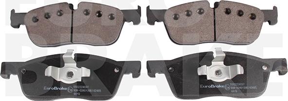 Eurobrake 5502224037 - Kit pastiglie freno, Freno a disco autozon.pro