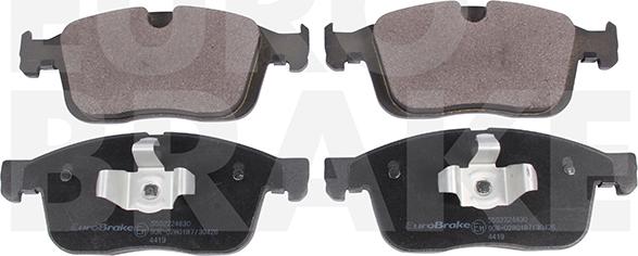 Eurobrake 5502224830 - Kit pastiglie freno, Freno a disco autozon.pro