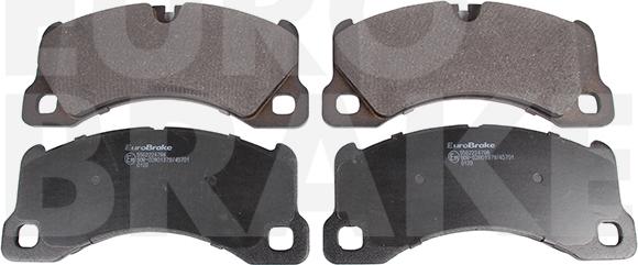 Eurobrake 5502224798 - Kit pastiglie freno, Freno a disco autozon.pro