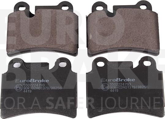 Eurobrake 5502224793 - Kit pastiglie freno, Freno a disco autozon.pro