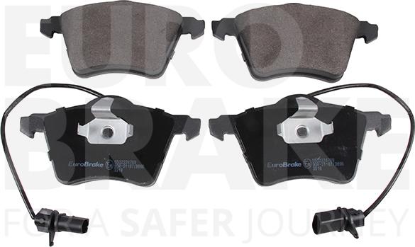 Eurobrake 5502224769 - Kit pastiglie freno, Freno a disco autozon.pro