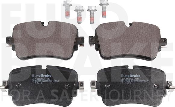 Eurobrake 55022247140 - Kit pastiglie freno, Freno a disco autozon.pro