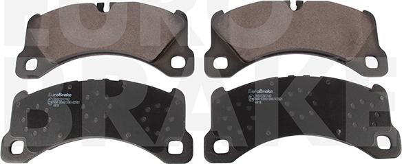 Eurobrake 55022247142 - Kit pastiglie freno, Freno a disco autozon.pro