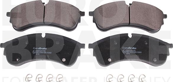 Eurobrake 55022247155 - Kit pastiglie freno, Freno a disco autozon.pro