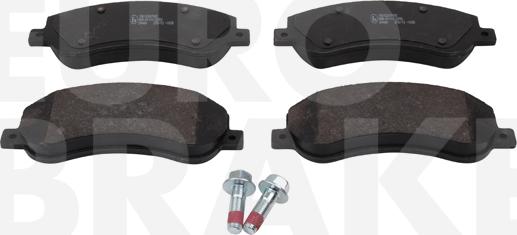 Eurobrake 55022247105 - Kit pastiglie freno, Freno a disco autozon.pro