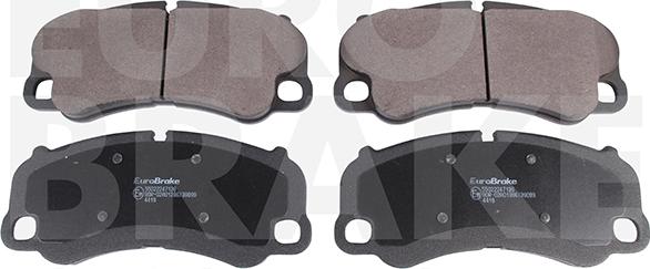 Eurobrake 55022247136 - Kit pastiglie freno, Freno a disco autozon.pro