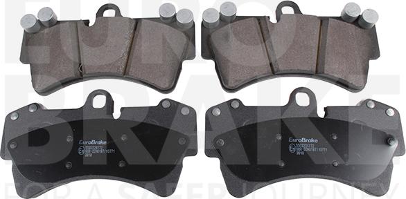 Eurobrake 5502224772 - Kit pastiglie freno, Freno a disco autozon.pro