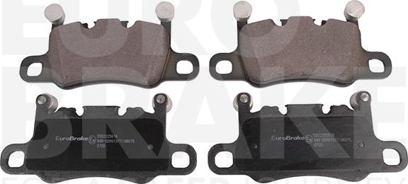 Eurobrake 5502225619 - Kit pastiglie freno, Freno a disco autozon.pro