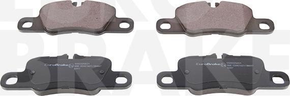 Eurobrake 5502225621 - Kit pastiglie freno, Freno a disco autozon.pro