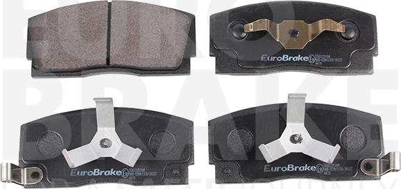 Eurobrake 5502225104 - Kit pastiglie freno, Freno a disco autozon.pro