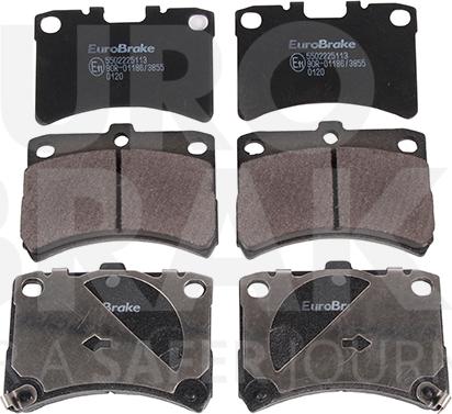 Eurobrake 5502225113 - Kit pastiglie freno, Freno a disco autozon.pro