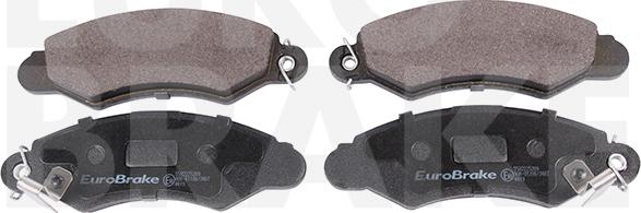 Eurobrake 5502225209 - Kit pastiglie freno, Freno a disco autozon.pro