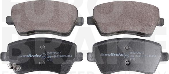 Eurobrake 5502225217 - Kit pastiglie freno, Freno a disco autozon.pro