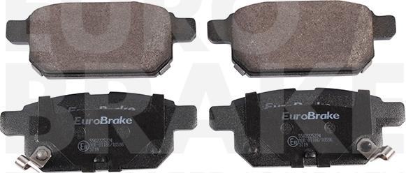 Eurobrake 5502225224 - Kit pastiglie freno, Freno a disco autozon.pro