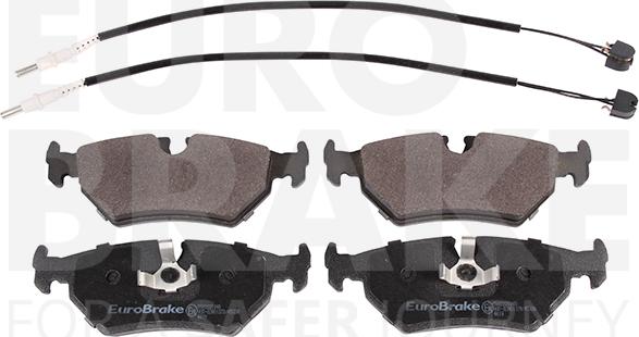 Eurobrake 5502221940 - Kit pastiglie freno, Freno a disco autozon.pro