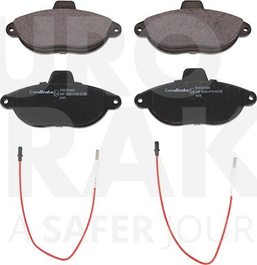 Eurobrake 5502221934 - Kit pastiglie freno, Freno a disco autozon.pro