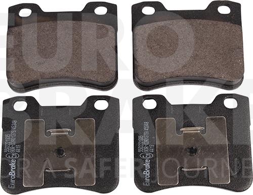 Eurobrake 5502221935 - Kit pastiglie freno, Freno a disco autozon.pro