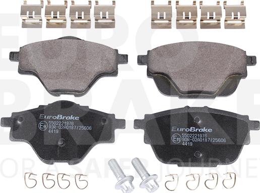 Eurobrake 5502221976 - Kit pastiglie freno, Freno a disco autozon.pro