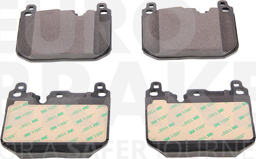 Eurobrake 5502221591 - Kit pastiglie freno, Freno a disco autozon.pro