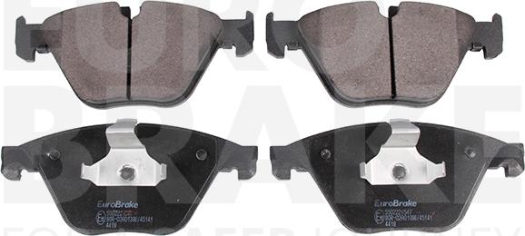 Eurobrake 5502221547 - Kit pastiglie freno, Freno a disco autozon.pro