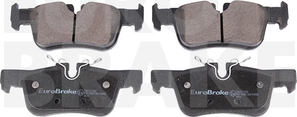 Eurobrake 5502221568 - Kit pastiglie freno, Freno a disco autozon.pro