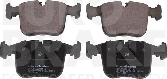 Eurobrake 5502221513 - Kit pastiglie freno, Freno a disco autozon.pro