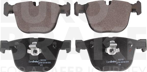 Eurobrake 5502221581 - Kit pastiglie freno, Freno a disco autozon.pro