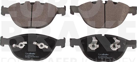 Eurobrake 5502221534 - Kit pastiglie freno, Freno a disco autozon.pro