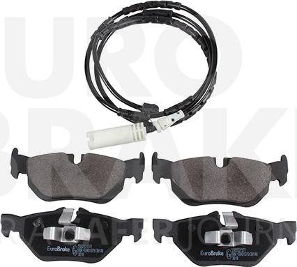 Eurobrake 5502221577 - Kit pastiglie freno, Freno a disco autozon.pro