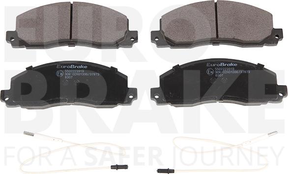 Eurobrake 5502223919 - Kit pastiglie freno, Freno a disco autozon.pro