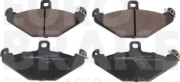 Eurobrake 5502223926 - Kit pastiglie freno, Freno a disco autozon.pro