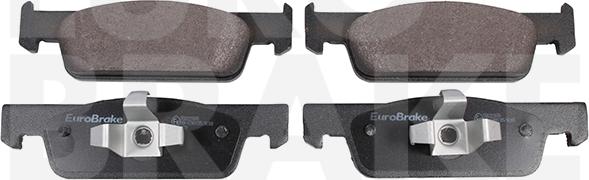 Eurobrake 5502223970 - Kit pastiglie freno, Freno a disco autozon.pro