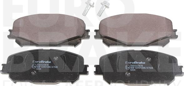 Eurobrake 5502223978 - Kit pastiglie freno, Freno a disco autozon.pro