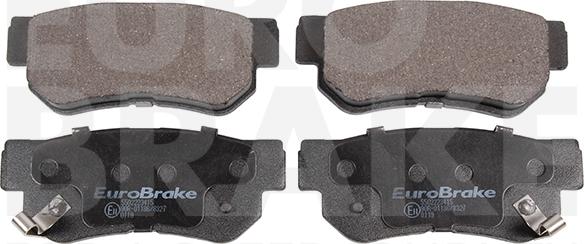 Eurobrake 5502223415 - Kit pastiglie freno, Freno a disco autozon.pro