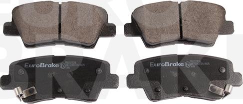 Eurobrake 5502223536 - Kit pastiglie freno, Freno a disco autozon.pro