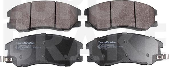 Eurobrake 5502223638 - Kit pastiglie freno, Freno a disco autozon.pro